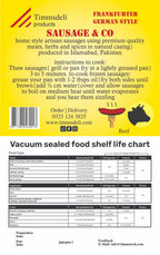 Packed Beef Sausages - 260g