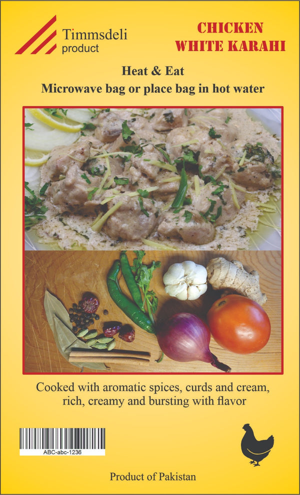 Chicken White Karahi