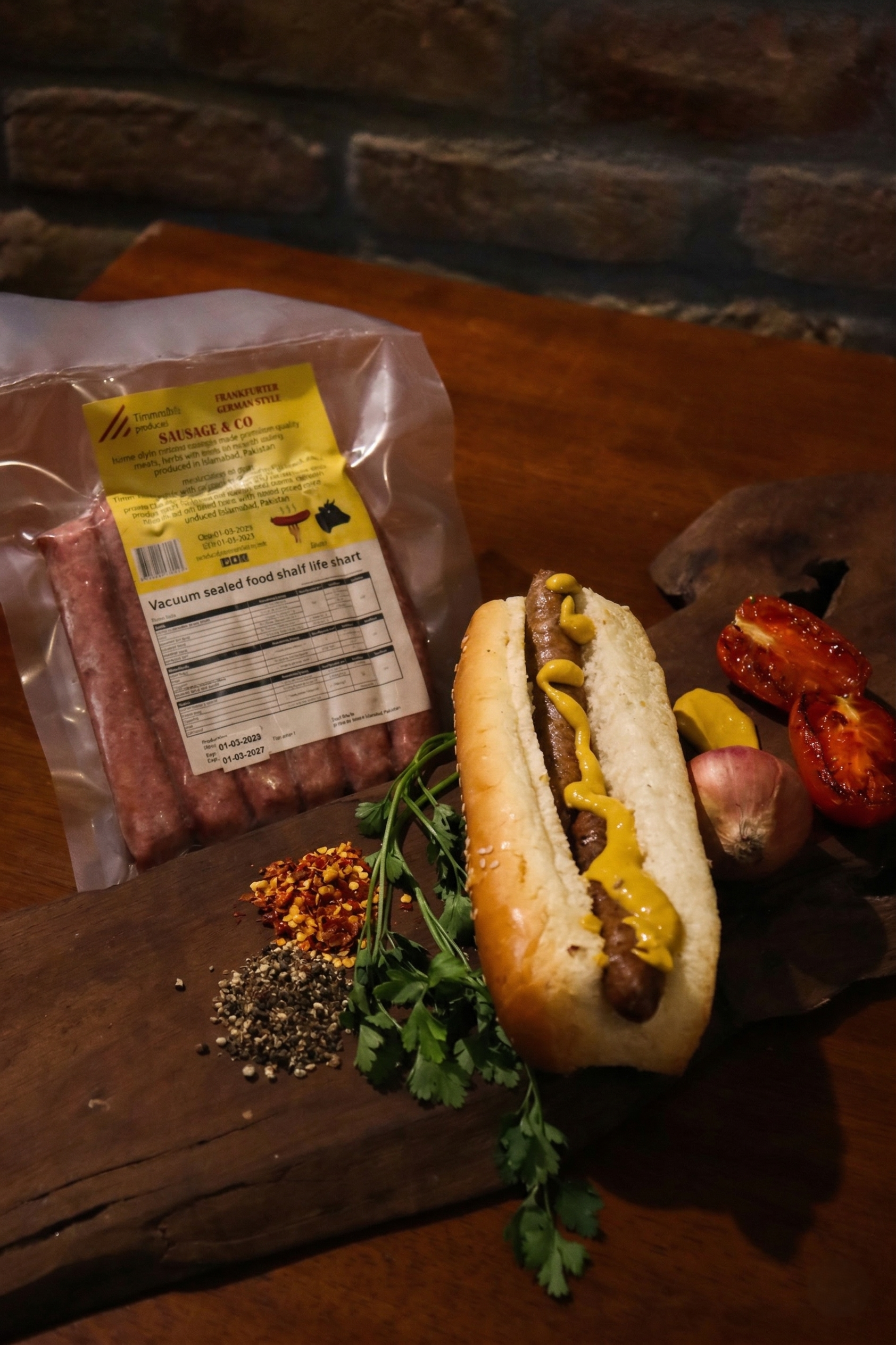 Packed Beef Sausages - 260g